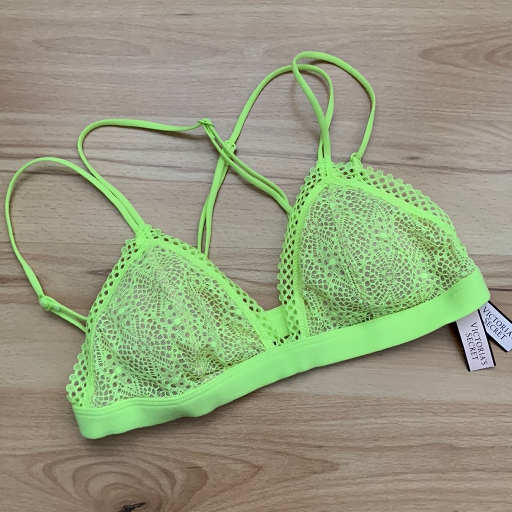 Victoria’s Secret Swimsuit Top, Neon Green, XS, NWT